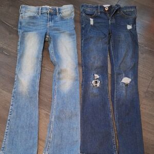 Abercrombie Kids Blue and Dark Blue Jeans